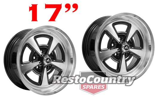 CTM Muscle SPRINT GTS Wheel PAIR 17x8 5/120.65 Holden HQ HJ HX HZ WB monaro mag -kCTMGTS3-a - kCTMGTS3-a