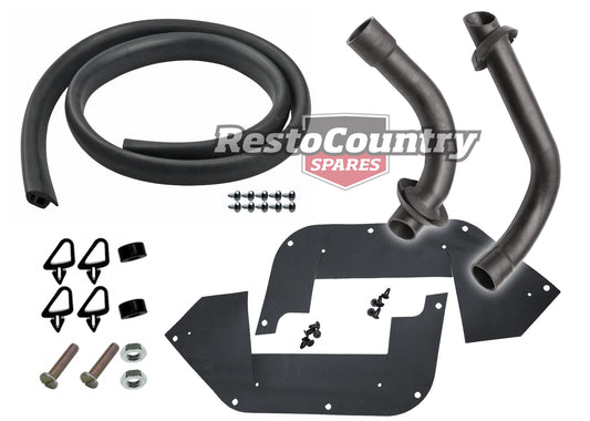 Holden Bonnet Rubber Kit Bump + Lacing + Mud + Cowl HQ HJ HX HZ WB wiper water - kCVDT4-a