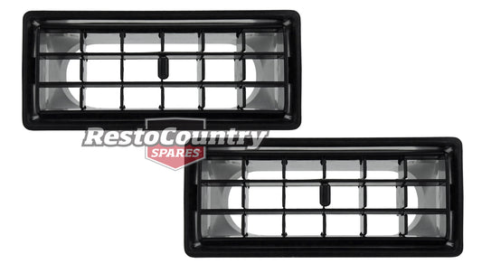 Holden Dash Vents AIR CON Pair HQ GTS SS Monaro Premier Kingswood Belmont heater - kD8C003-a