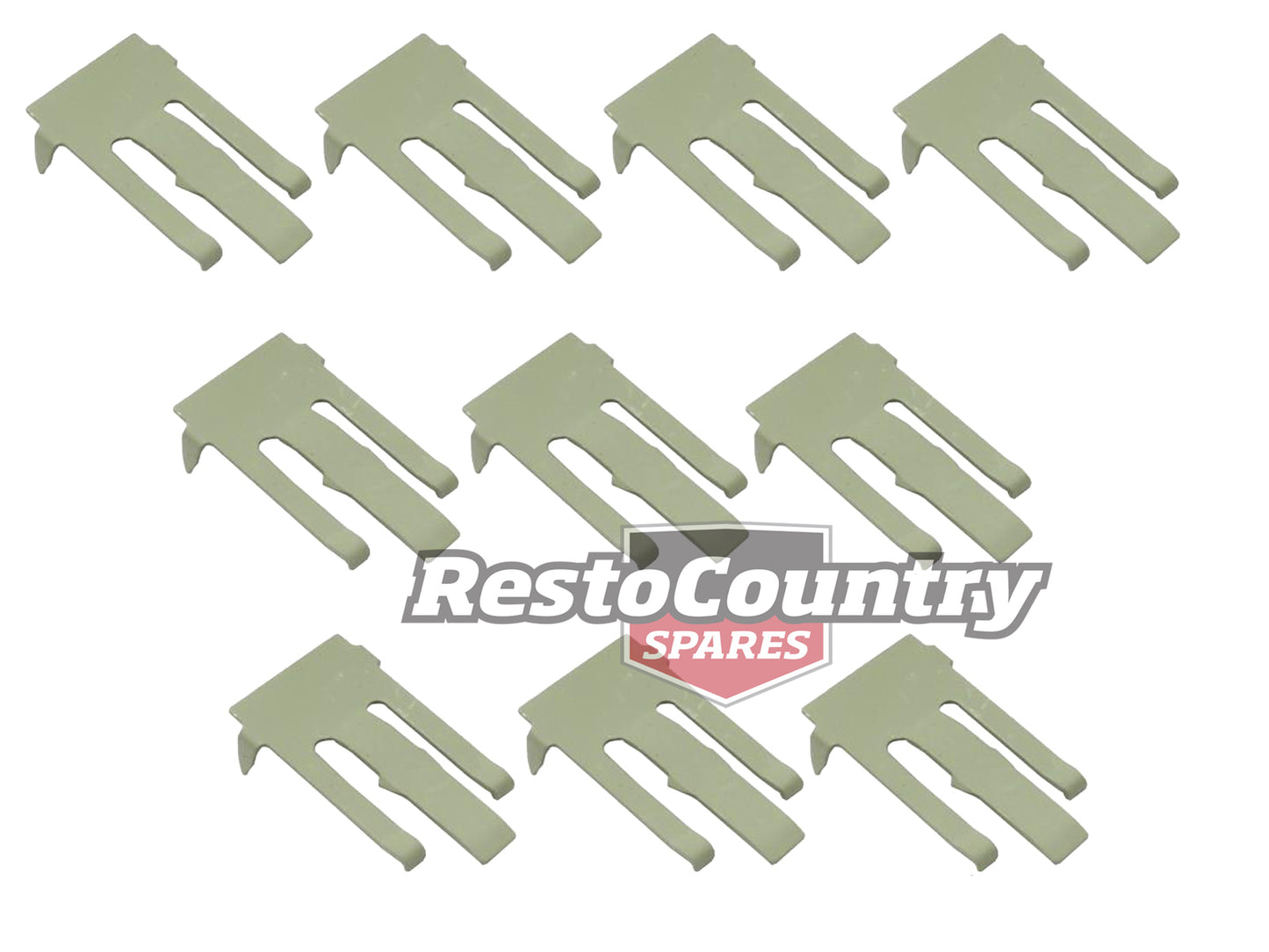Holden Outer Door Belt Clip Set x2 Doors LC LJ Sedan weather strip trim - kDBC1007-a