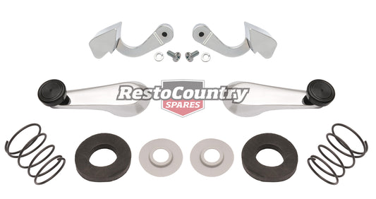 Holden Inner Door +Window Winder Handles HQ HJ HX HZ WB Suit Arm Rest Front Rear - kDH1001-c