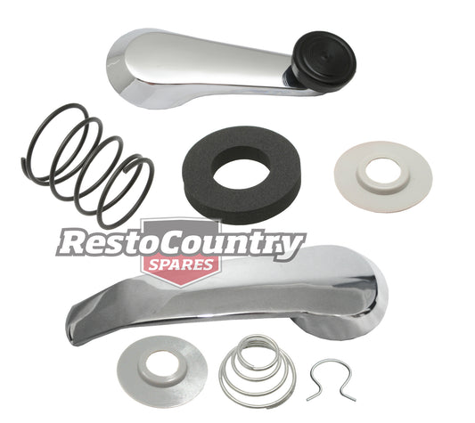 Holden INNER Door + Winder Handle Pair W/O Arm Rest HK HT HG HQ HJ HX HZ WB LC-UC - kDH1005-a