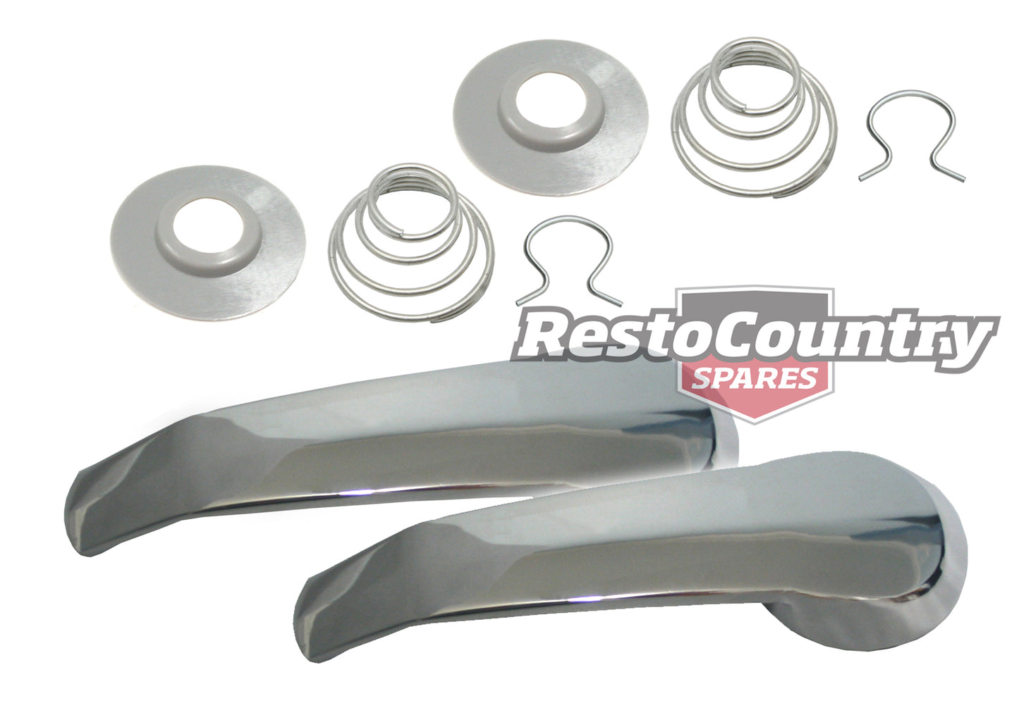 Holden INNER Door Handle Pair x2 W/O Arm Rest HK HT HG HQ HJ HX HZ WB LC-UC - kDH1005x2