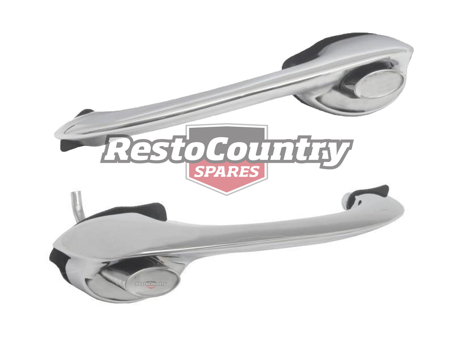 Holden Outer Chrome Door Handle Pair LEFT + RIGHT Front or Rear EJ EH NEW - kDH1017-a