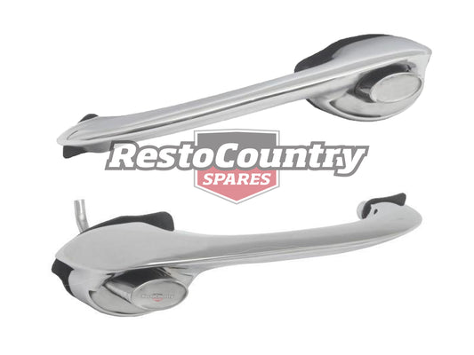 Holden Outer Chrome Door Handle Pair LEFT + RIGHT Front or Rear EJ EH NEW - kDH1017-a