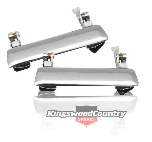 Holden Torana Front Outer Door Handle CHROME Left and Right LC LJ x2 - kDH1019x2