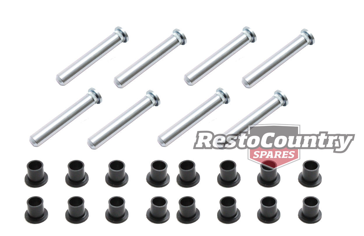 Holden Door Hinge Repair Kit 48-215 FX FJ Front + Rear Pin + Bush - kDHR1000-b