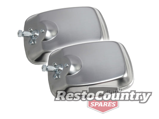 Holden Door Mirror Head + Glass PAIR HQ HJ HX HZ LH LX UC Stalk Type Mirror - kDM1007-c