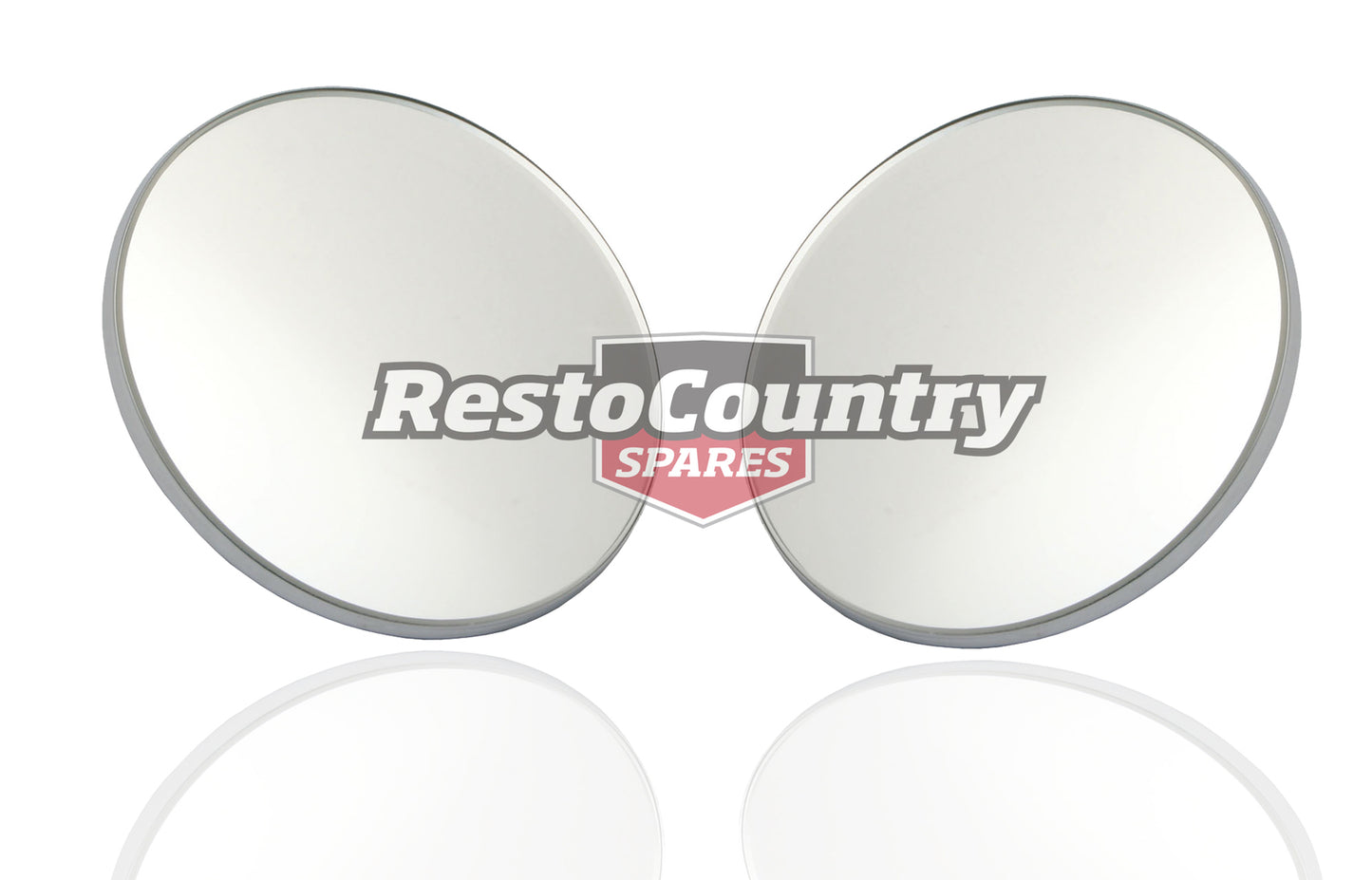 Holden Door Side Mirror Glass Head ONLY Pair Left + Right HK HT HG exterior - kDM1032x2