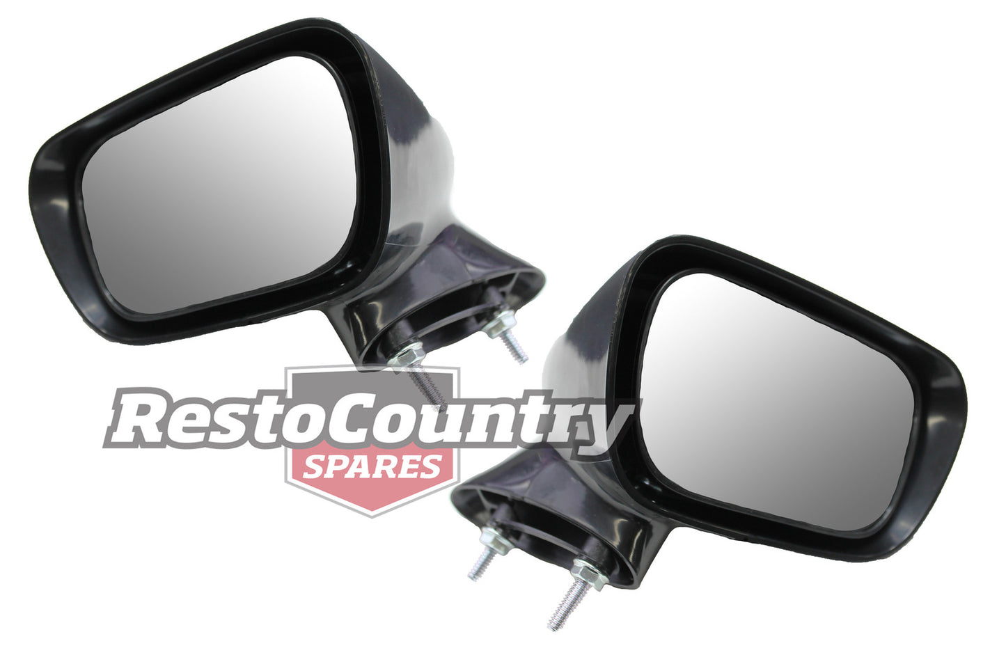 Ford Exterior Door Mirror MANUAL Pair LEFT + RIGHT XA XB XC Falcon glass rear - kDM2017-a
