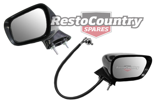 Ford Exterior Door Mirror Pair MANUAL Left - REMOTE Right XA XB XC Falcon glass - kDM2018-a