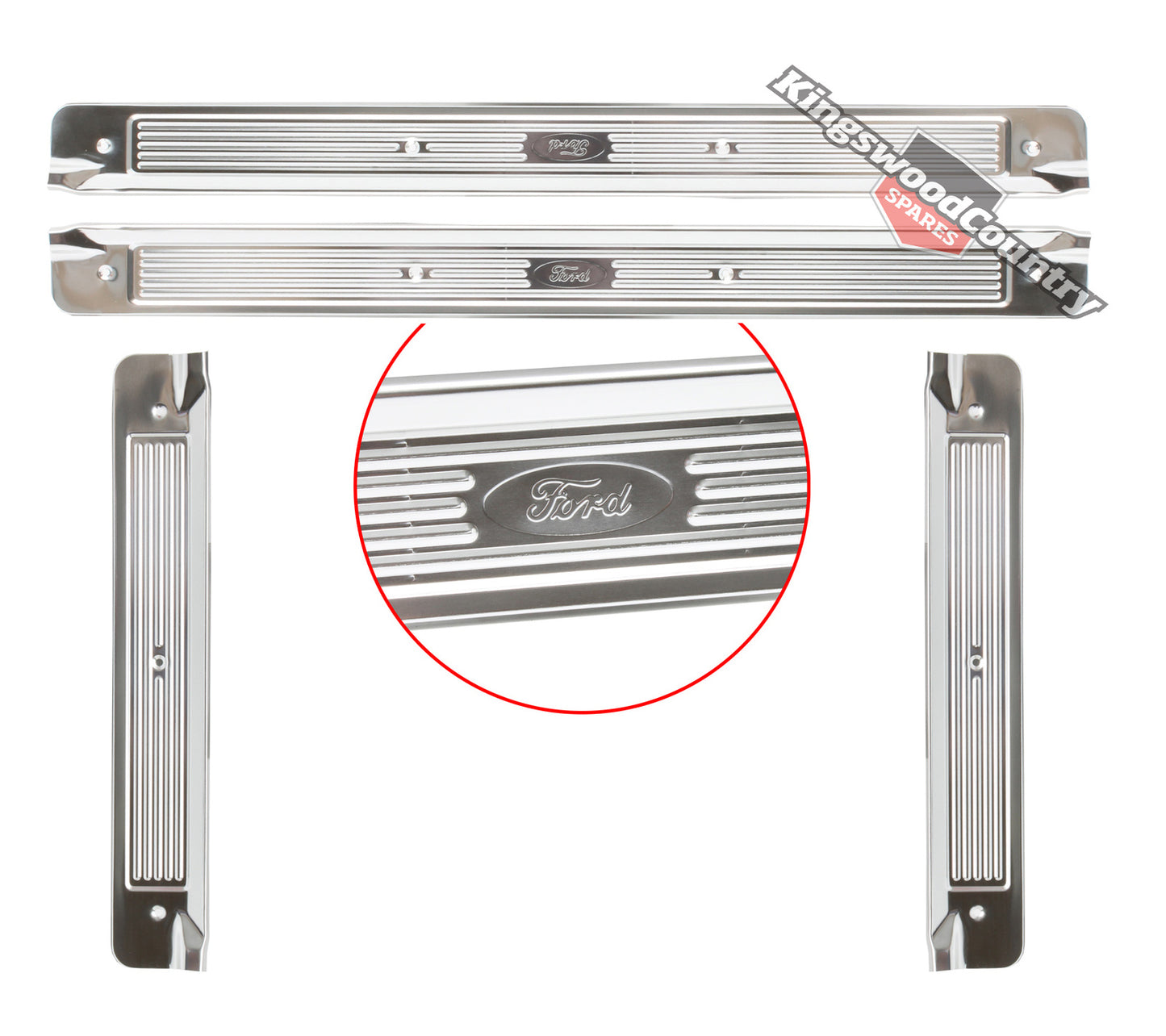 Ford Scuff Plate / Sill FRONT +REAR Left +Right XR XT XW XY ZC ZD x4 - kDSP2000-2001x4