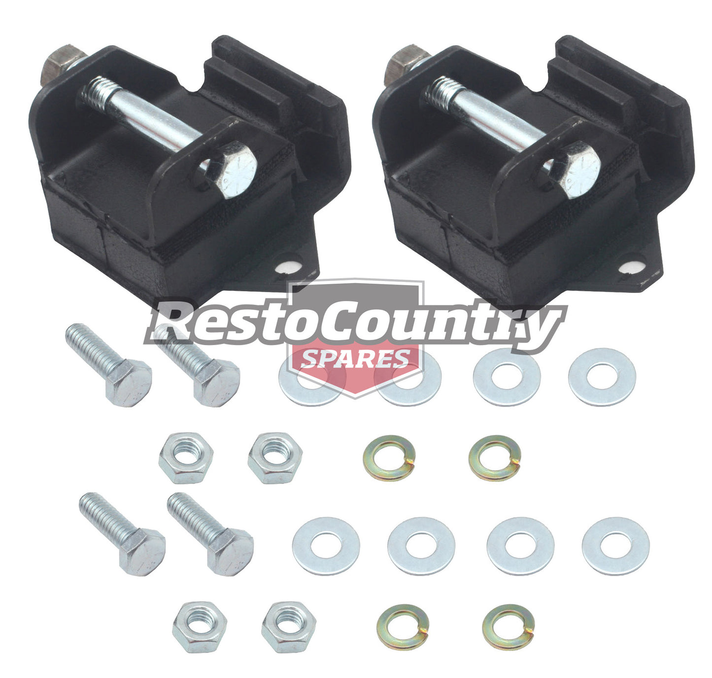 Holden V8 Engine Mount + Bolts + Nuts Kit x2 HK HT HG 253 308 4.2 5.0 - kEM1015x2
