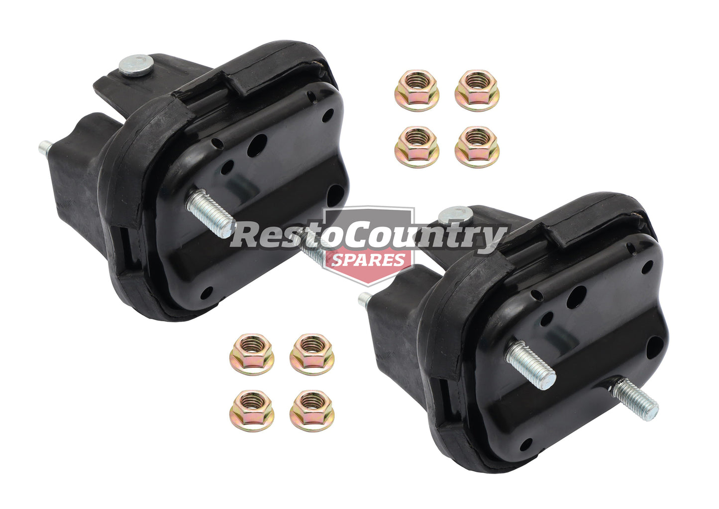 Holden Commodore Front Engine Mounts x2 w/ Fasteners VN VP VR VS VT VX VY V6 - kEM1024-a