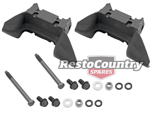 Ford V8 Engine Mount + Bolt Kit PAIR NEW Falcon ZA ZB ZC ZD ZF ZG ZH ZJ ZK - kEM2003-b