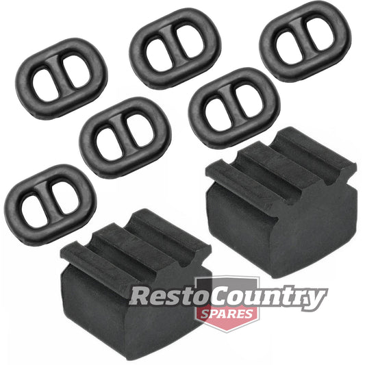 Holden Commodore Exhaust Mount Hanger + Bump Rubber Kit VB VC VH VK VL - kEXM1410-b