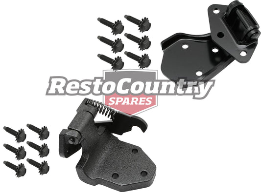 Ford Door Hinge + Fitting Kit RIGHT Front UPPER + LOWER XR XT XW XY ZA ZB ZC ZD - kF2078-81