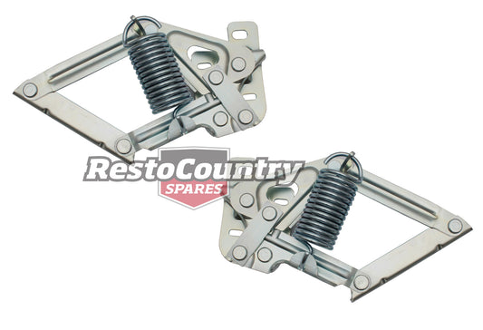 Ford Bonnet Hinge Assembly Pair Left + Right XR XT XW XY ZA ZB ZC ZD hood open - kF2082-a