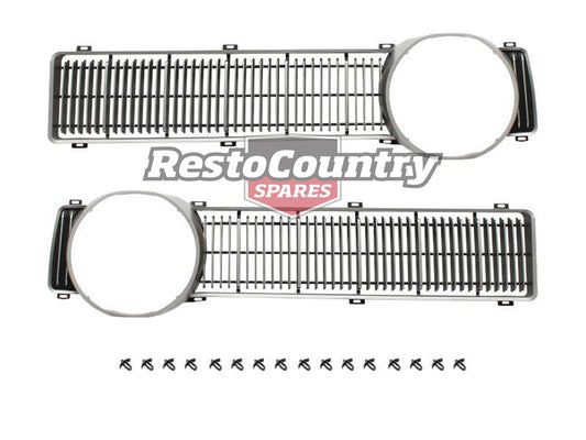 Ford NEW XY GT Grille Insert Pair Left + Right + Fitting Kit surround grill - kF2227
