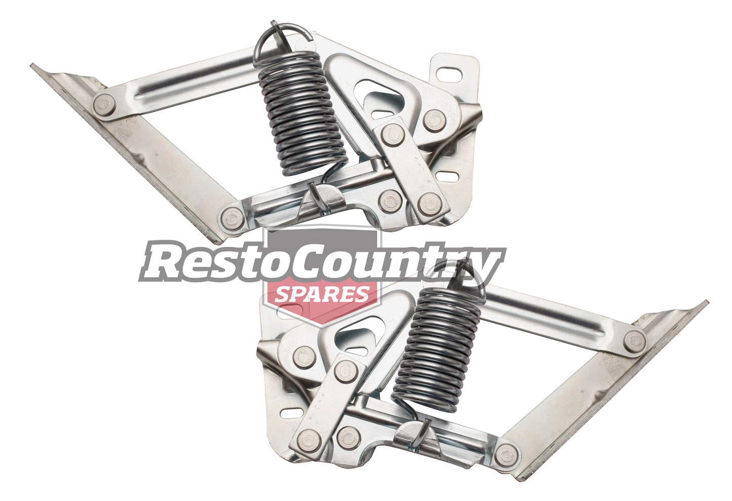 Ford Bonnet Hinge Assembly PAIR XA XB XC ZF ZG ZH Left + Right hood open - kF2335-a