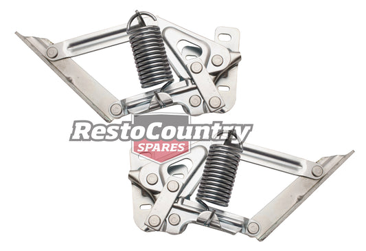 Ford Bonnet Hinge Assembly PAIR XA XB XC ZF ZG ZH Left + Right hood open - kF2335-a