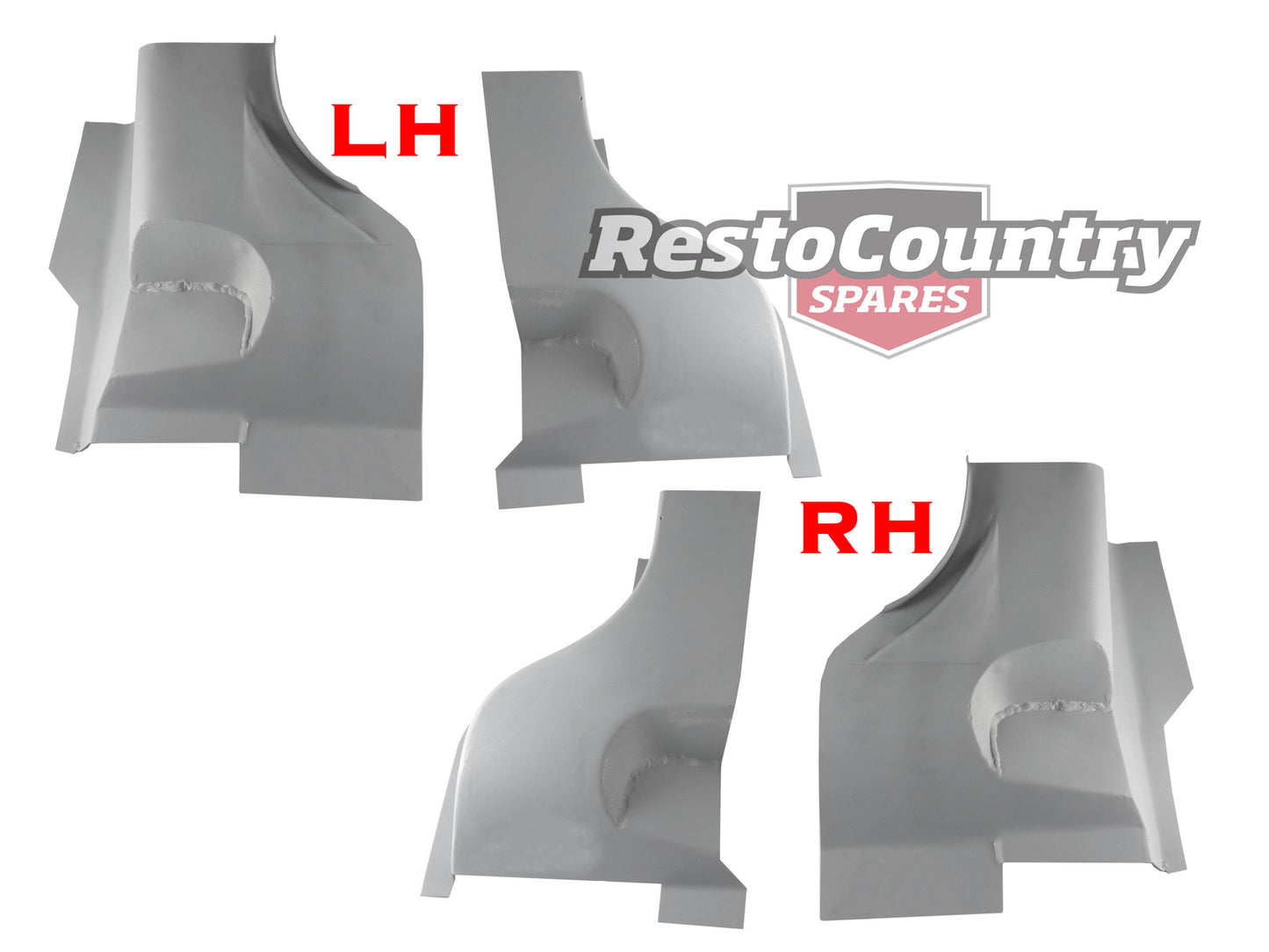 Holden Lower A Pillar Rust Repair Sections LEFT + RIGHT Inner + Outer FB EK sill - kFB-EK-A-z