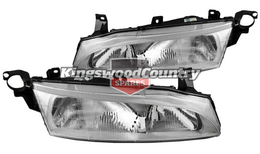 Ford Headlight PAIR EF Falcon XH Ute NEW  head  light - kFEF4500NF-a