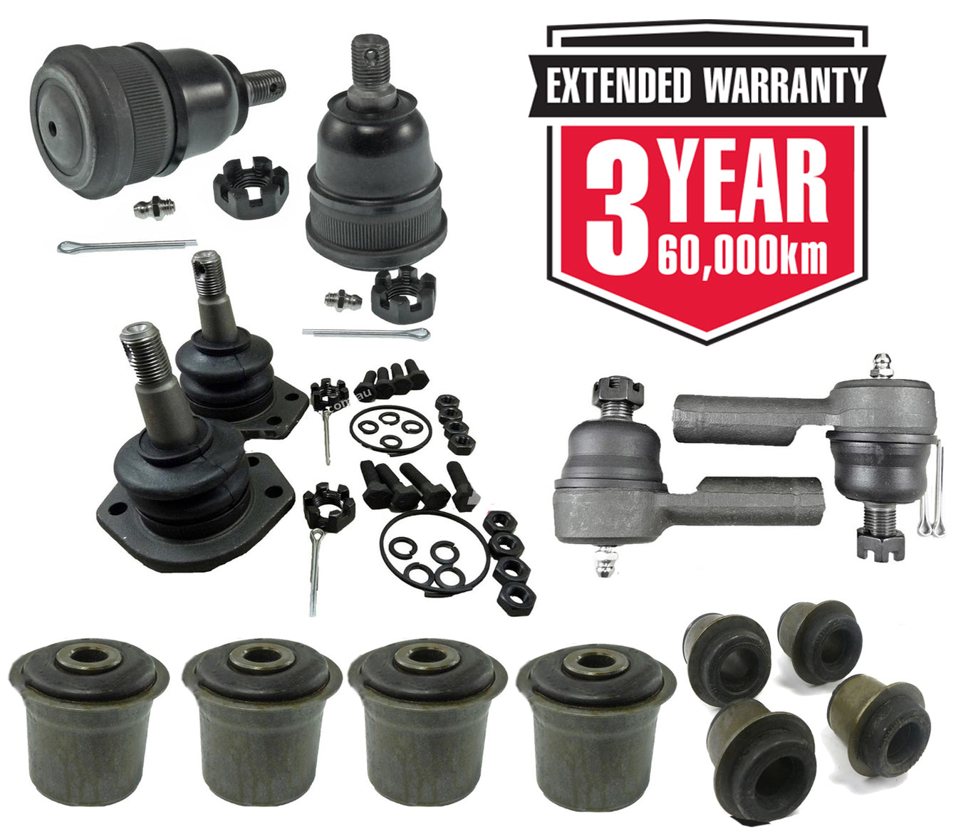 Kit 1. Holden Torana Tie Rod +Ball Joint +Control  Bush Suspension Kit LH LX UC - kFERK-15
