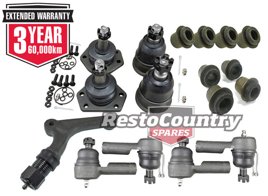 Kit 1. Holden LATE HG Front End Rebuild Kit 17pc Tie Rod+Ball Joint+Control+Idler - kFERK-18