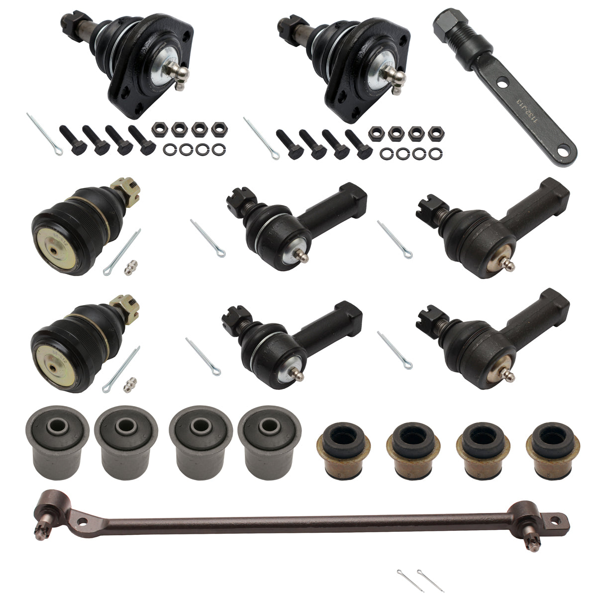 Holden Front End Rebuild Kit HQ HJ HX non-RTS NEW Bush + Ball Joint + Drag Link - kFERK-2