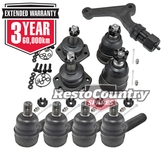 Holden Tie Rod + Ball Joint + Idler Support Arm Kit HK HT HG steering - kFERK-20
