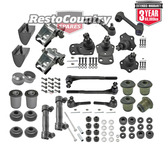 Front End Suspension Rebuild Kit (53Pce / Manual Steering) Ford Late XC ZH - kFERK-32