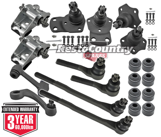 Front End Suspension Rebuild Kit (20Pce / Power Steering) Ford XD XE XF ZJ ZK ZL - kFERK-39