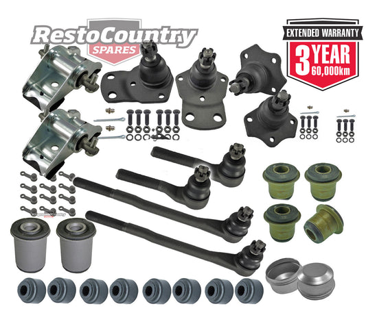 Ford Tie Rod + Ball Joint + Control Bush + Spring Saddle LATE XD XE XF XG ZJ - kFERK-40