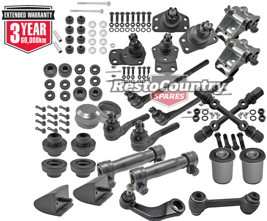 KIT 4. Ford MASTER Kit Tie Rod+Ball Joint+Control Bush+ Saddle XT Early-XW ZC ZD - kFERK-50