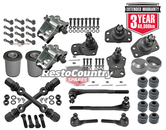 Front End Suspension Rebuild Kit (36Pce) Ford Late XW XY ZC ZD - kFERK-53