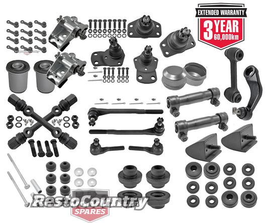 KIT 4. MASTER Ford Tie Rod +Ball Joint+Control Bush+Saddle Kit LATE XW XY ZC ZD - kFERK-54