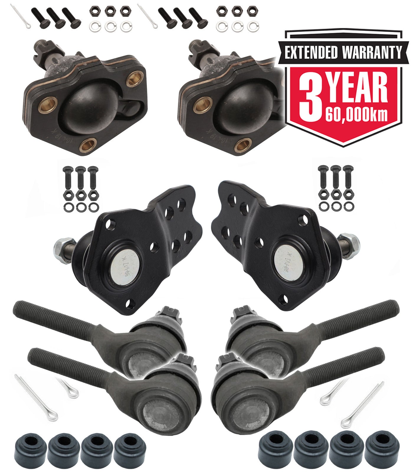 KIT 1. Ford Tie Rod End + Ball Joint+ Sway Bar Bush Kit XK XL Falcon steering - kFERK-55