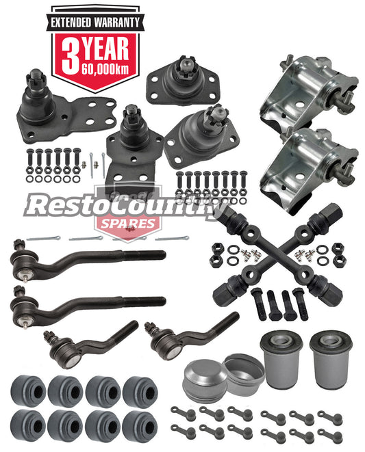 Front End Suspension Rebuild Kit (36Pce) Ford Early XR ZA - kFERK-65