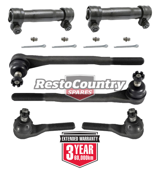 Ford Tie Rod End + Adjuster Sleeve Kit x6 1/2in Stud XW XY XA XB XC ZF ZG ZH - kFERK-68