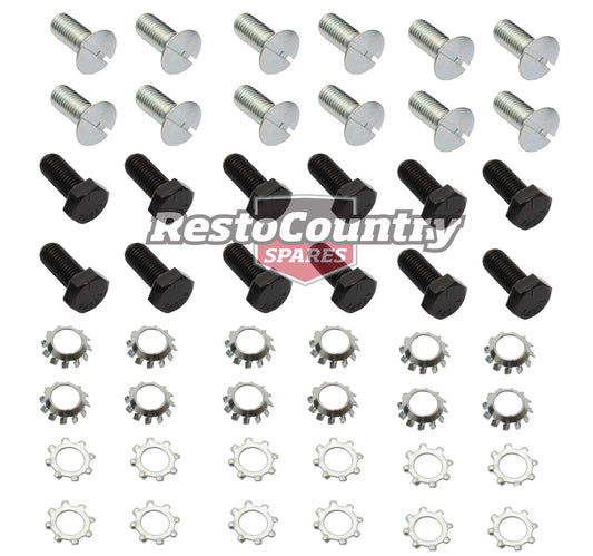 Holden Front Door Hinge Fitting Bolt Kit x2 Doors 48-215 FX FJ washer - kFK1007-z