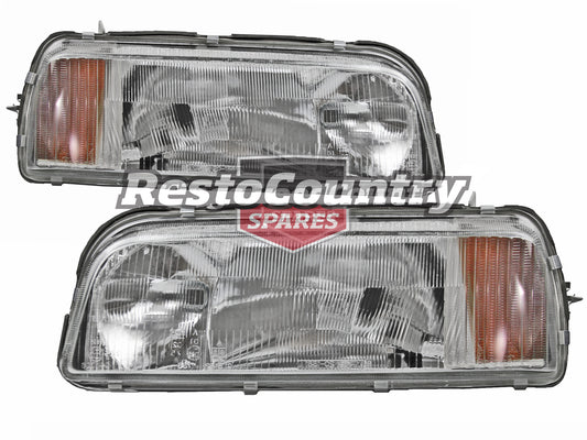 Ford Clear Headlight PAIR XF Falcon Fairmont Fairlane Sedan Wagon + XG Ute NEW - kFXF4500NEL-R