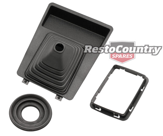 Holden Commodore UPPER +LOWER Manual Gear Shift Boot Kit VL 5spd rubber surround - kGSB1002A-z