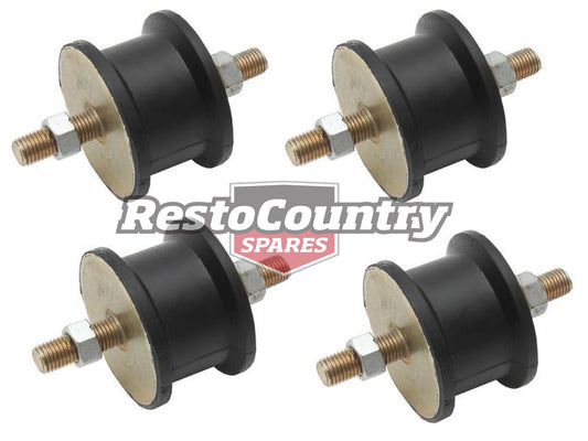 Rubber Cushion Connector Set x4 QUALITY Anti Vibration Mount 36mm- 65 Duro bolt - kGSP6006-b