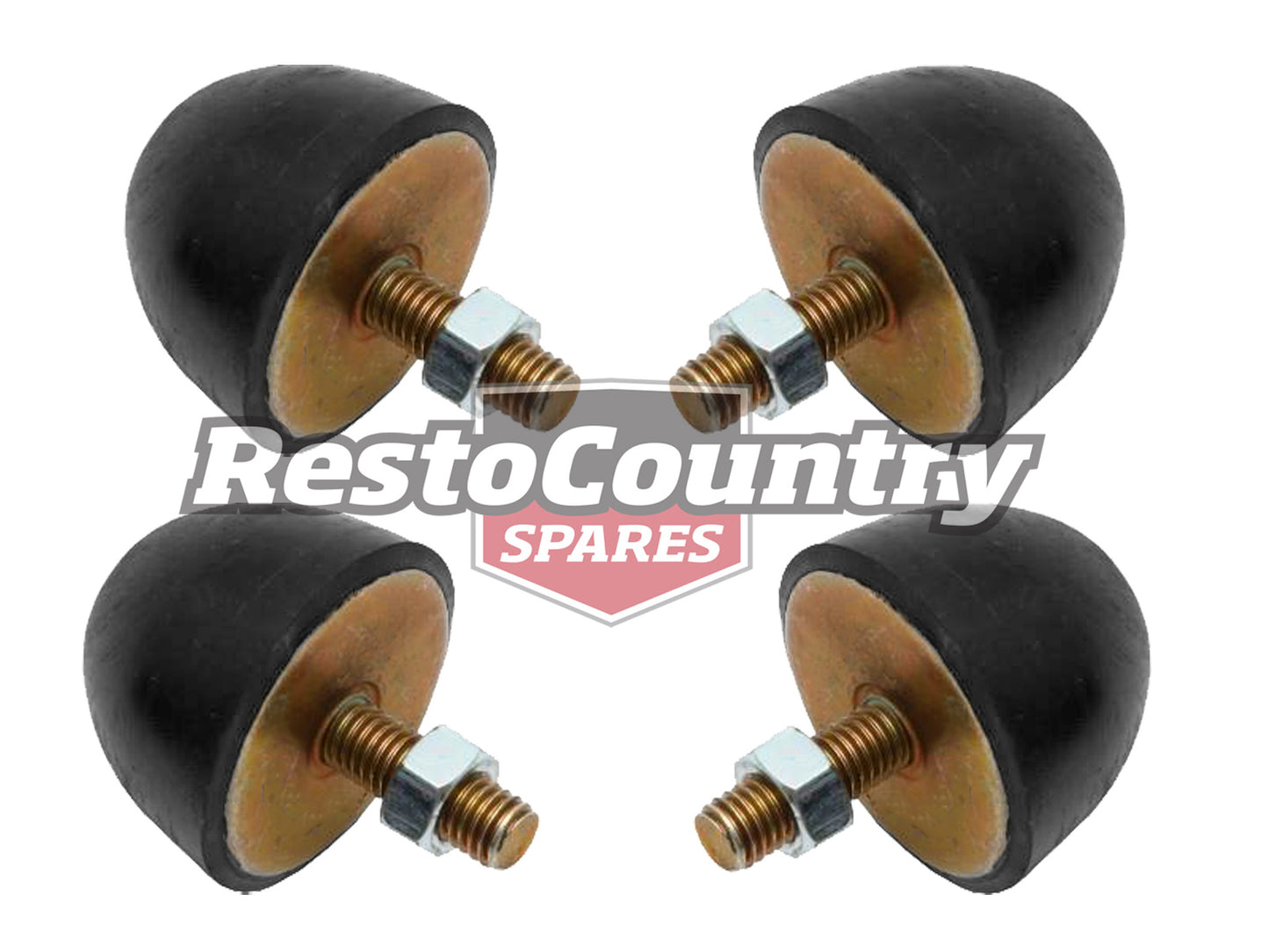 Universal Rubber Round Bump Stop+Bolt Set x4 QUALITY 31mm 65 Duro car suspension - kGSP6007-b