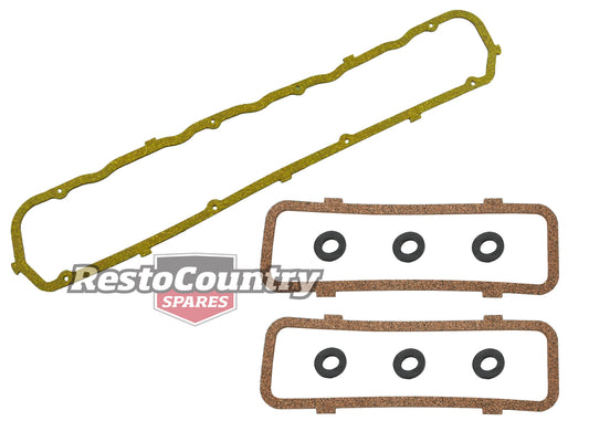 Holden Torana 6cyl Rocker Cover + Side Plate Cover Gasket Kit LC LJ LH LX UC - kH1161-e