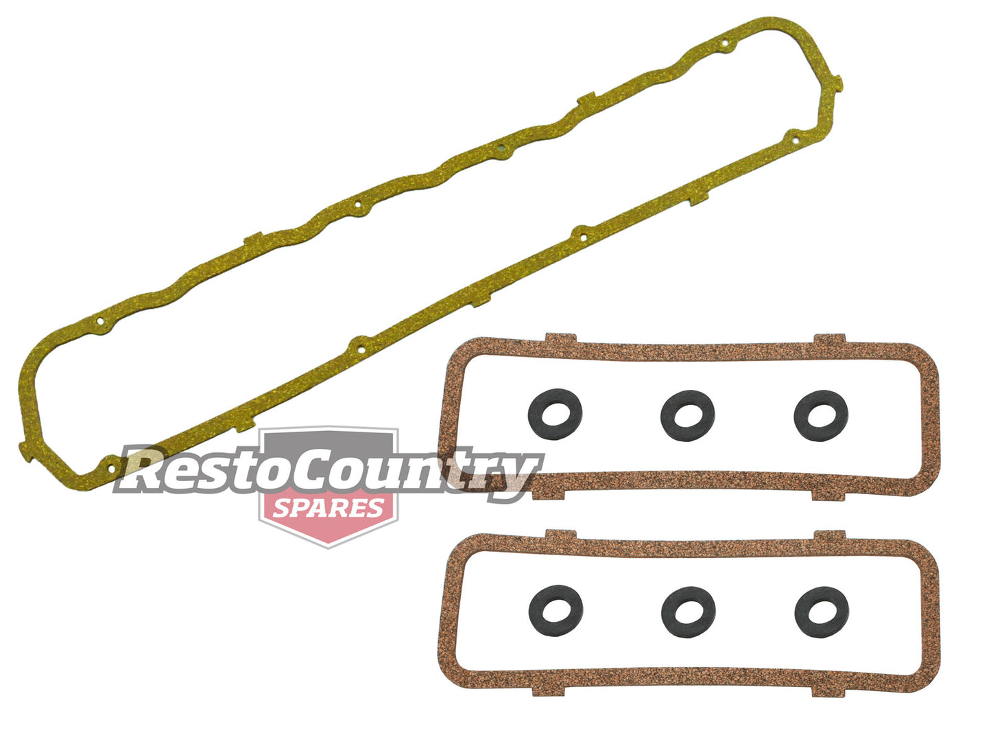 Holden Torana 6cyl Rocker Cover + Side Plate Cover Gasket Kit LC LJ LH LX UC - kH1161-e