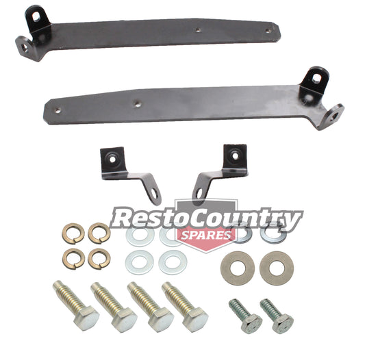 Holden Torana FRONT Bumper Bar Bracket + Mounting Bolt Set LC LJ 4pce irons - kH1240-b
