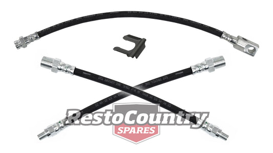 Ford Rear Brake Hose Kit Body to Diff + Calliper XB XC XD XE From 8/75 FREE CLIP -kH1299-b - kH1299-b
