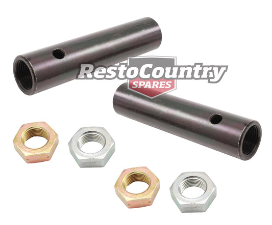 Holden Steering Adjuster Tube+Nuts PAIR 48 FJ FE FC FB EK EJ EH HD HR Toe In/Out - kH1322x2